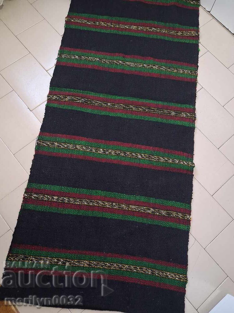 Covor vechi țesut manual, preș, 4,00/0,75 metri Covor vechi țesut manual, preș, 4,00/0,75 metri