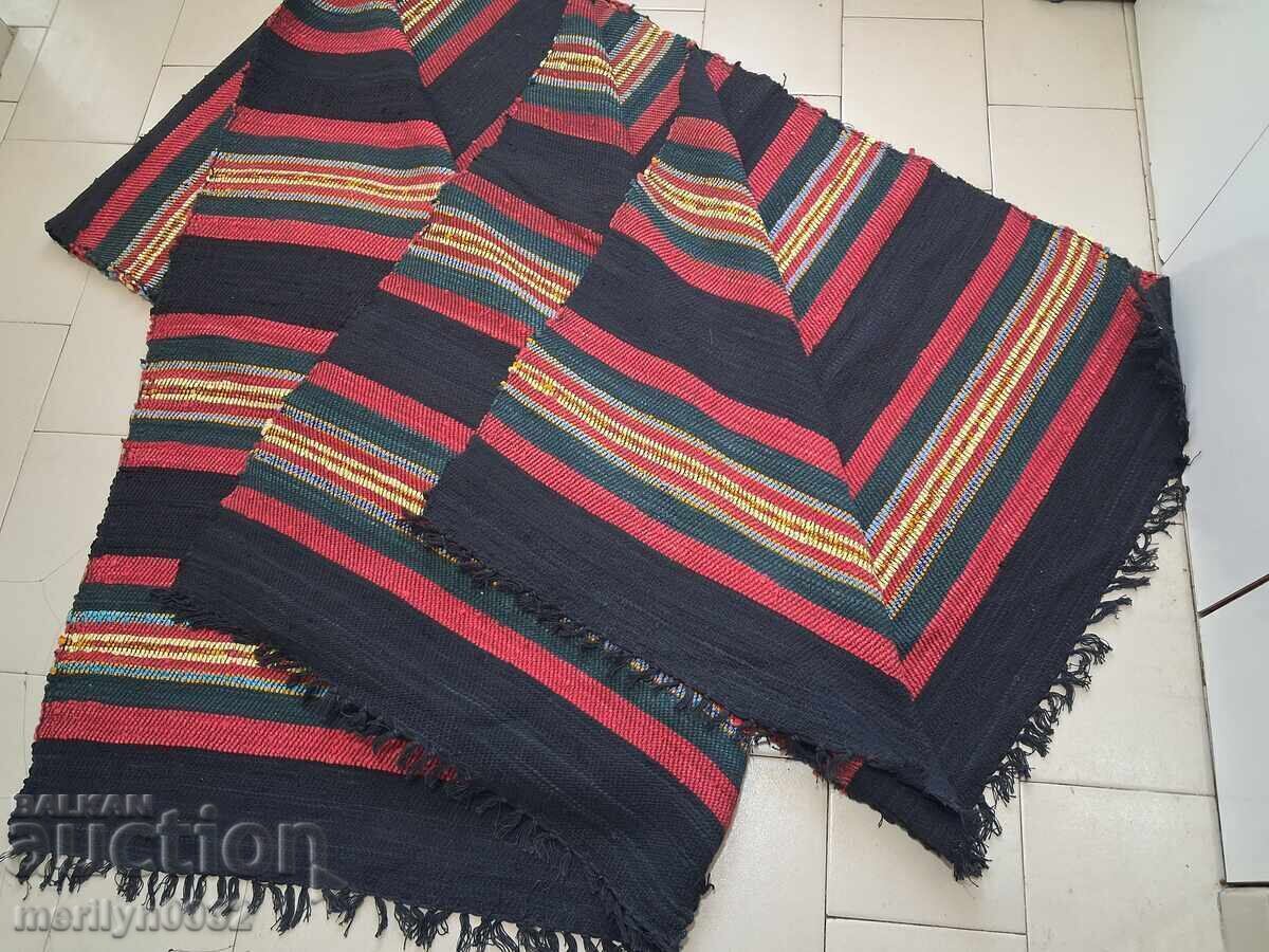Vechi covor dublu țesut manual, cuvertură, carpetă 3,15/1,48 metri cu preț € 48.99 | 95.82 BGN