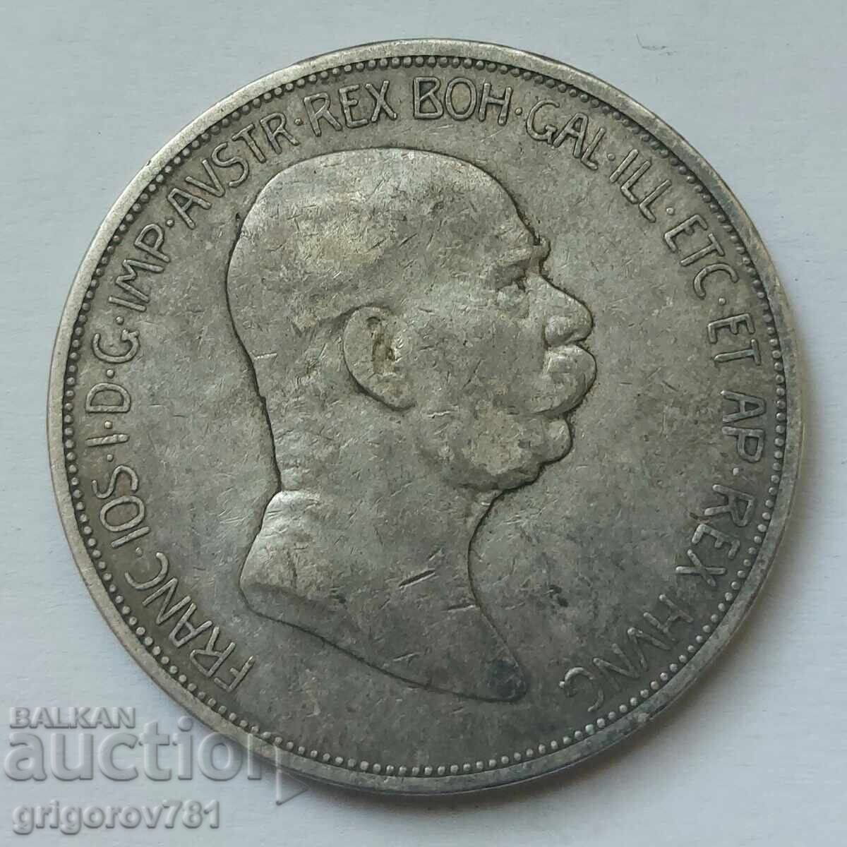5 coroane argint 1908 Austria - monedă de argint cu preț € 71.00 | 138.86 BGN