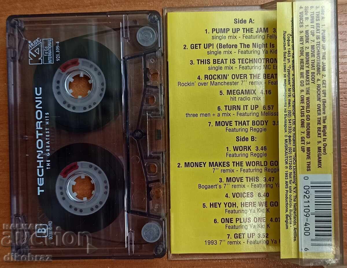 Technotronic - The greatest hits - casetă audio din 1993 cu preț € 5.00 | 9.78 BGN
