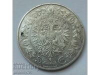 5 корони сребро 1907 Австрия  - сребърна монета