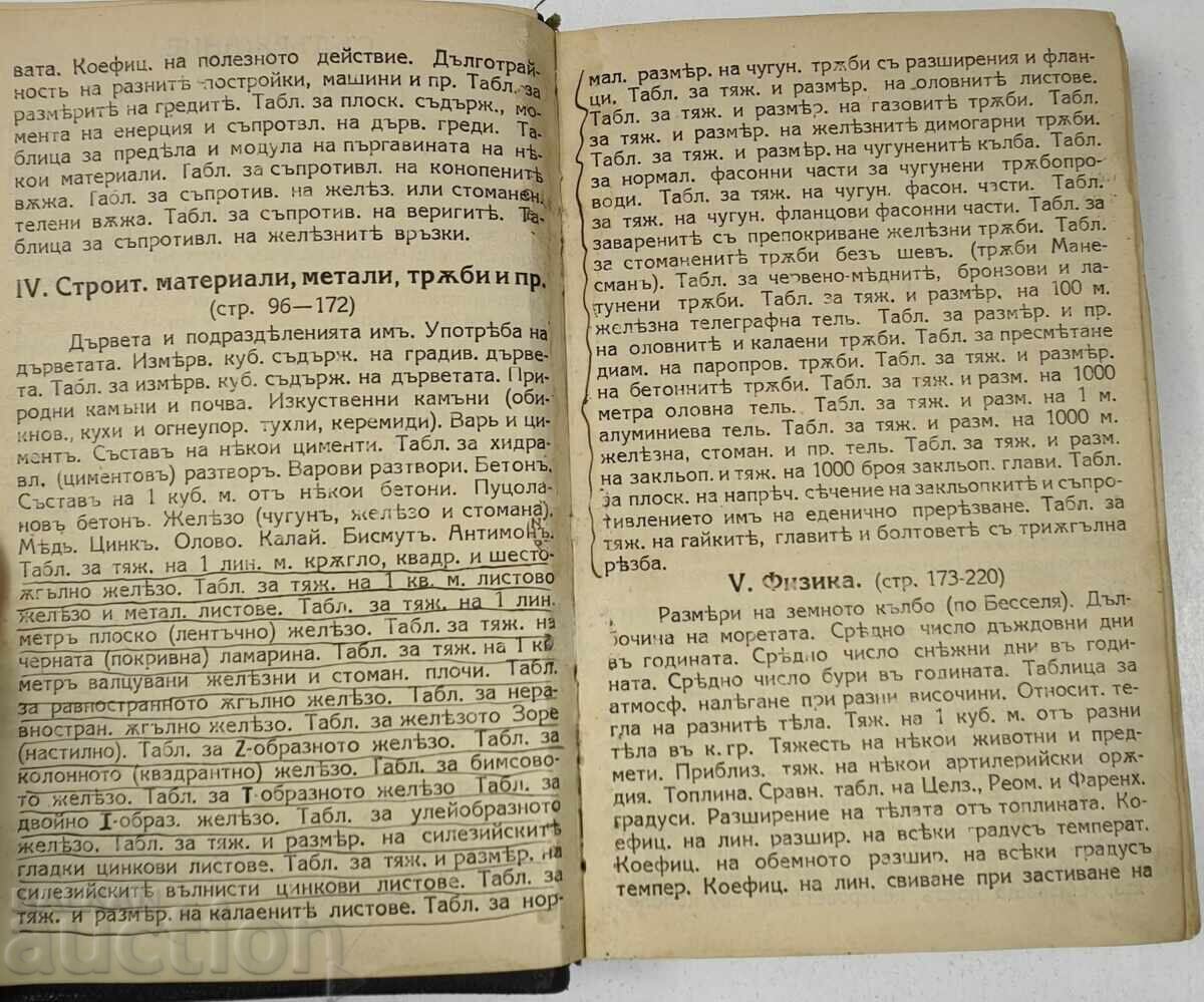 Livrarea 1927 MANUAL TEHNICO-MECANIC GHID DE BUZUNAR