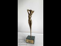 Vezhdi Rashidov, bronze sculpture, female body