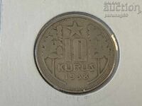 Τουρκία 10 kurusha 1938 godina