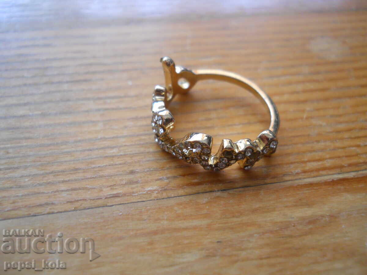 Gold-plated women's ring with price € 2.50 | 4.89 BGN