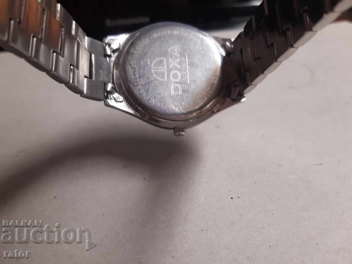 Ανδρικό ρολόι DOXA TRADITION - διατηρημένο, λειτουργικό, με κουτί - 5 Ανδρικό ρολόι DOXA TRADITION - διατηρημένο, λειτουργικό, με κουτί - 5
