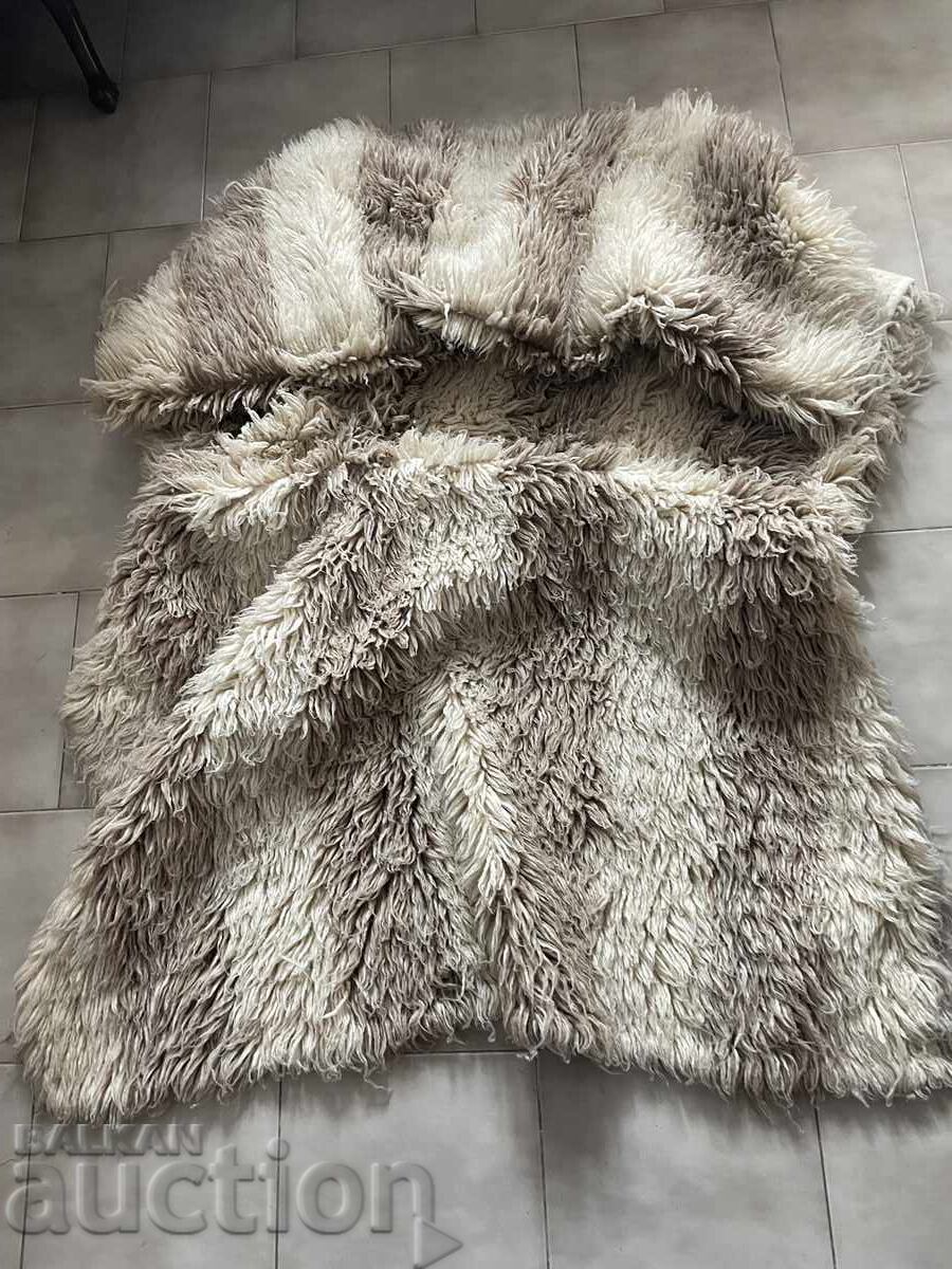 Covor tradițional, cuvertură-215/125 cm, lână