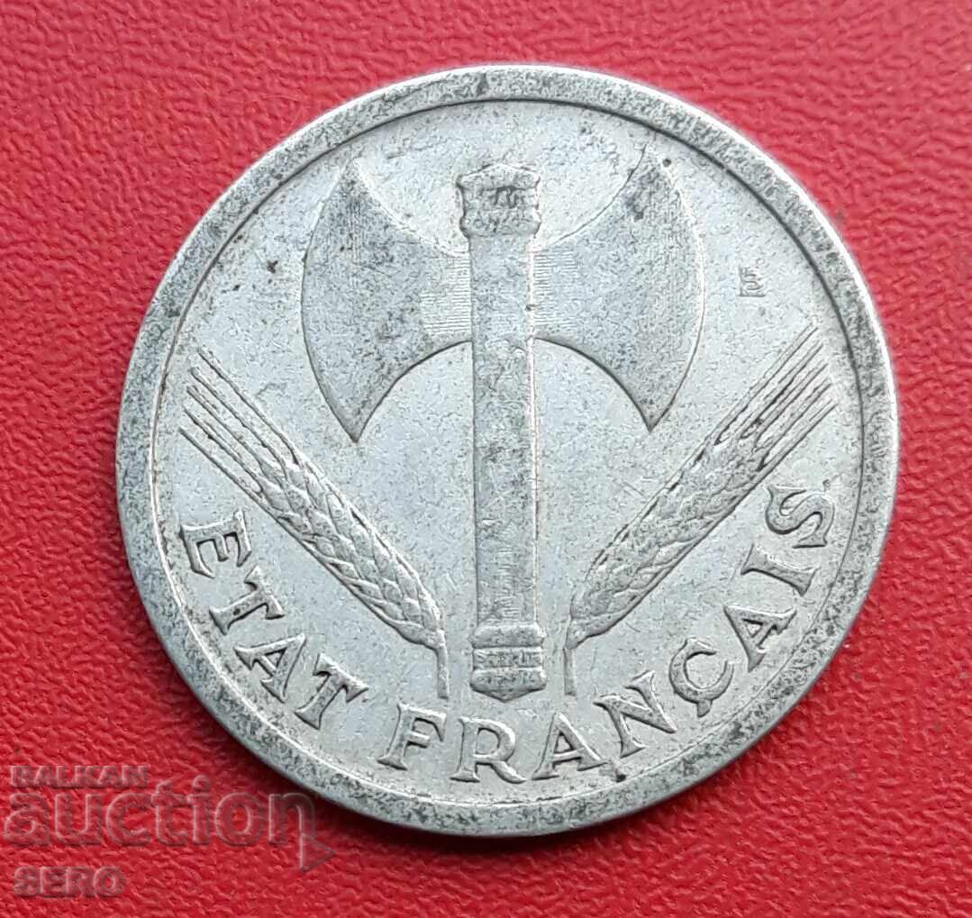 Franța/ocupația germană/-2 franci 1943 cu preț € 0.25 | 0.49 BGN Franța/ocupația germană/-2 franci 1943 cu preț € 0.25 | 0.49 BGN