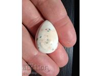 Licitatie! 30 seturi opal dendritic natural, cabochon pară, 1 RON!