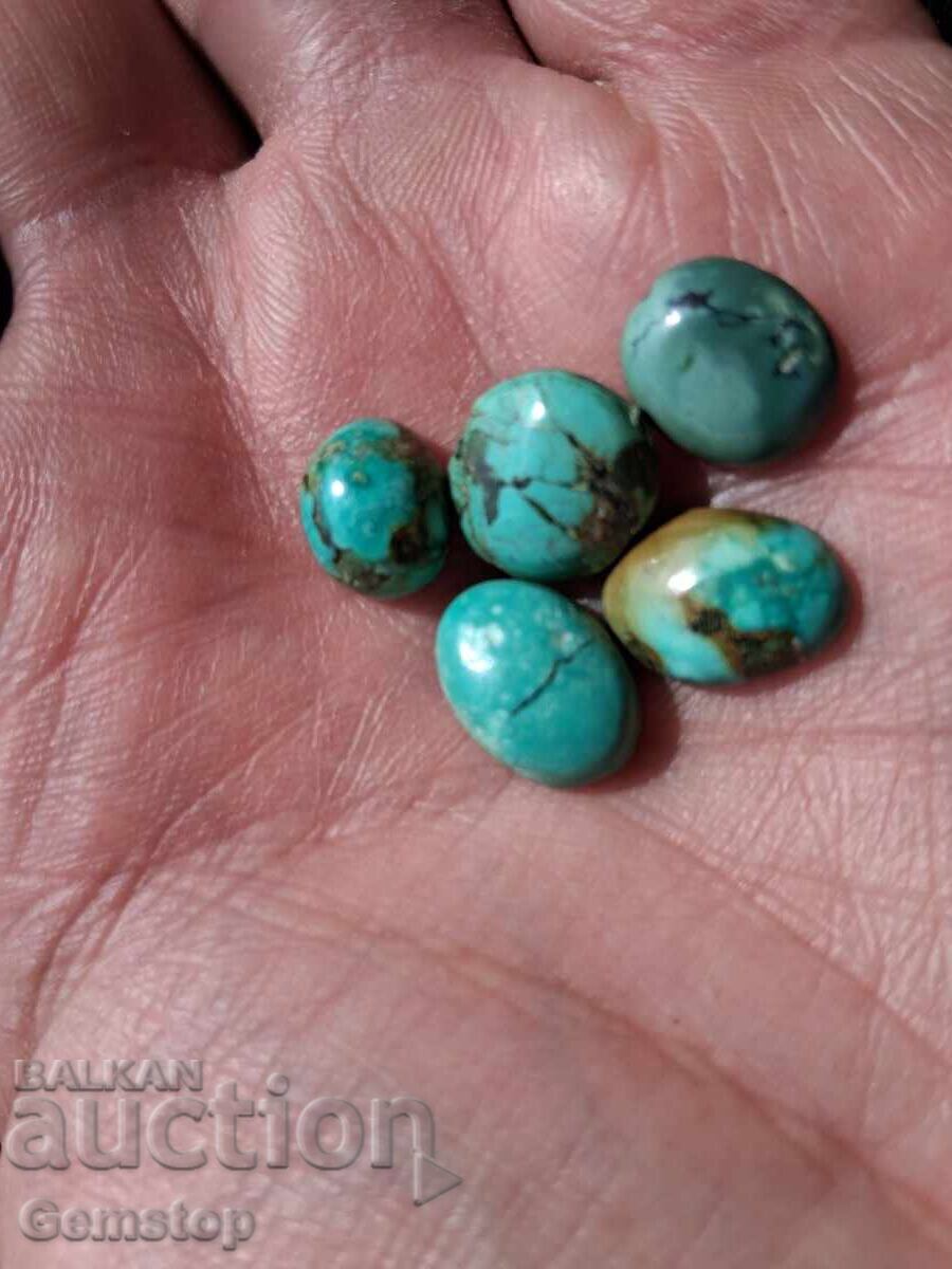 LOW START! 20 sets of natural turquoise lot from 1 BGN! with price € 4.50 | 8.80 BGN