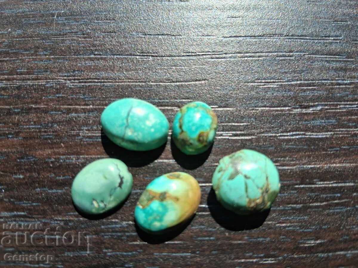 Auction  LOW START! 20 sets of natural turquoise lot from 1 BGN!