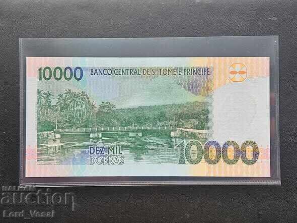 São Tomé și Príncipe 10 000 Dobras 2013 UNC cu preț € 5.00 | 9.78 BGN