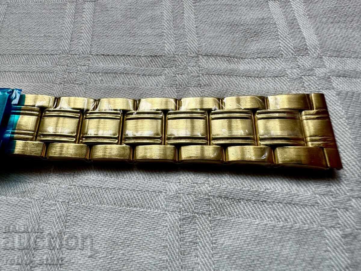 Metal yellow watch strap, stable! with price € 10.00 | 19.56 BGN