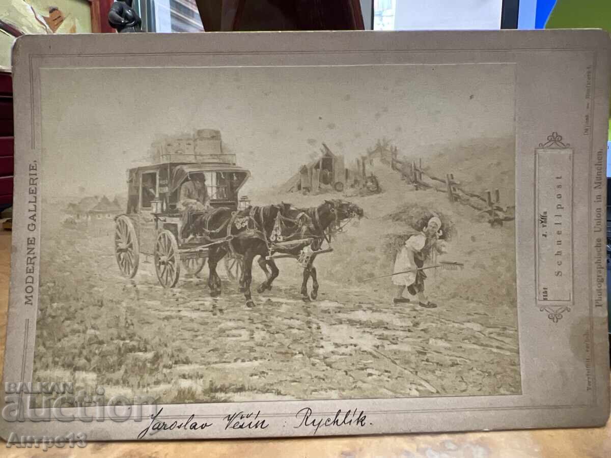 Jaroslav Věšín Tablou Carte poștală Semnătură Autograf