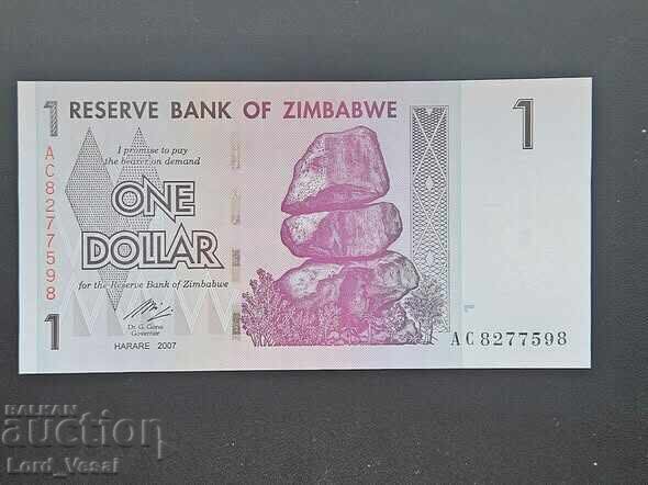 Zimbabwe 1 Dolar 2007 UNC