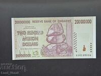 Zimbabwe 200 000 000 Dolari 2008 UNC