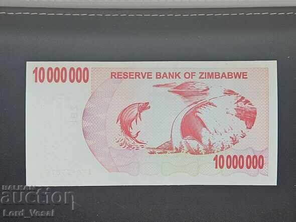 Zimbabwe 10 000 000 Dolari 2008 - Cec la purtător UNC cu preț € 6.50 | 12.71 BGN