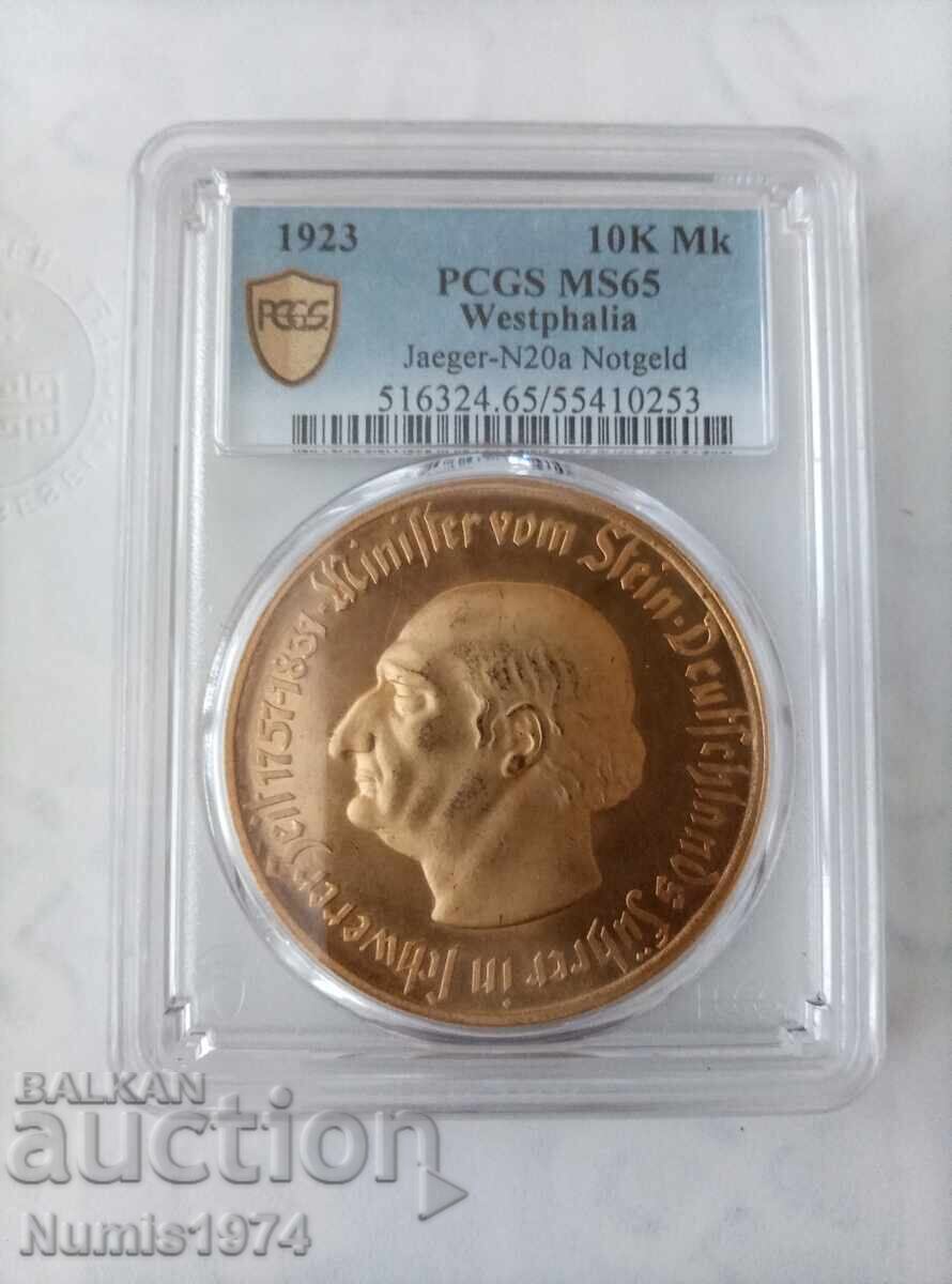 10 000 Mărci 1923