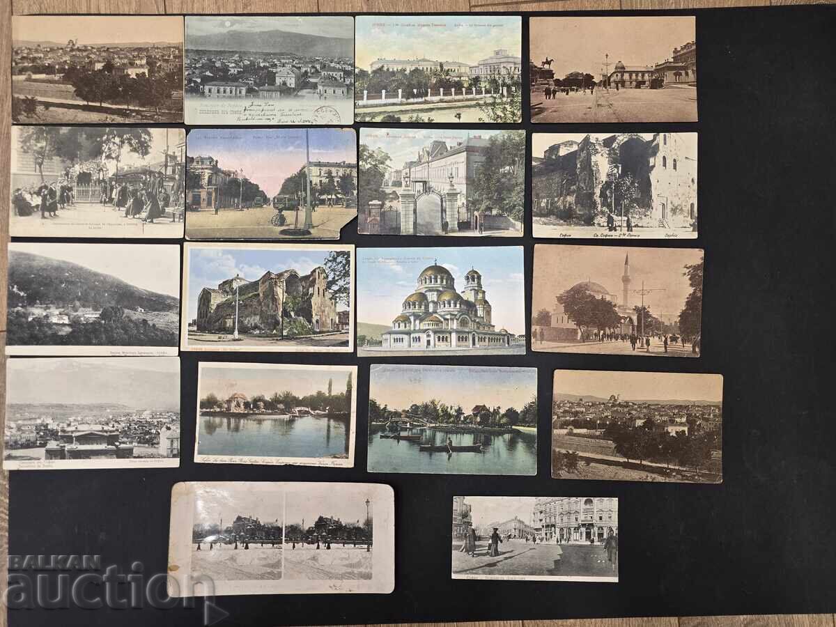 B.Z.C. Lot 17 Postcards Old Sofia B.Z.C. Lot 17 Postcards Old Sofia
