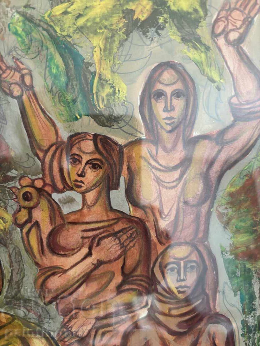 Licitație FĂ O OFERTĂ-BORIS KOTSEV(1908 - 1959)-ÎNDRĂGOSTIT DE VIAȚA NATALĂ