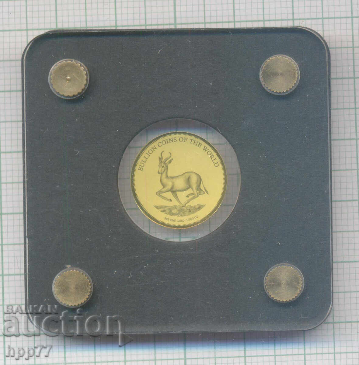 Златна монета   6 с цена € 26.00 | 50.85 лв.