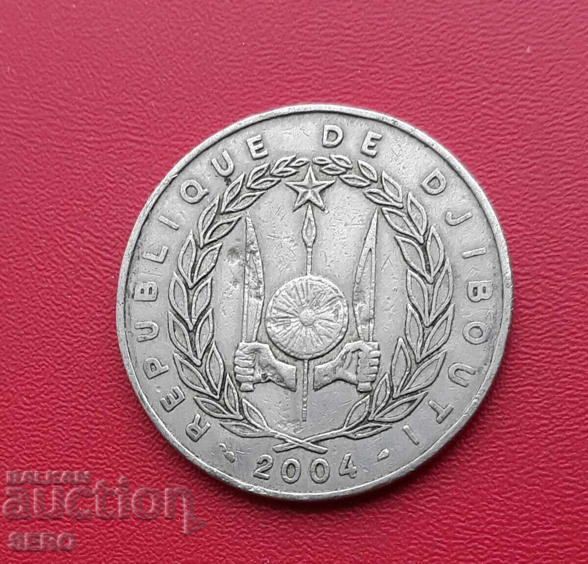 Djibouti-100 franci 2004 cu preț € 2.50 | 4.89 BGN