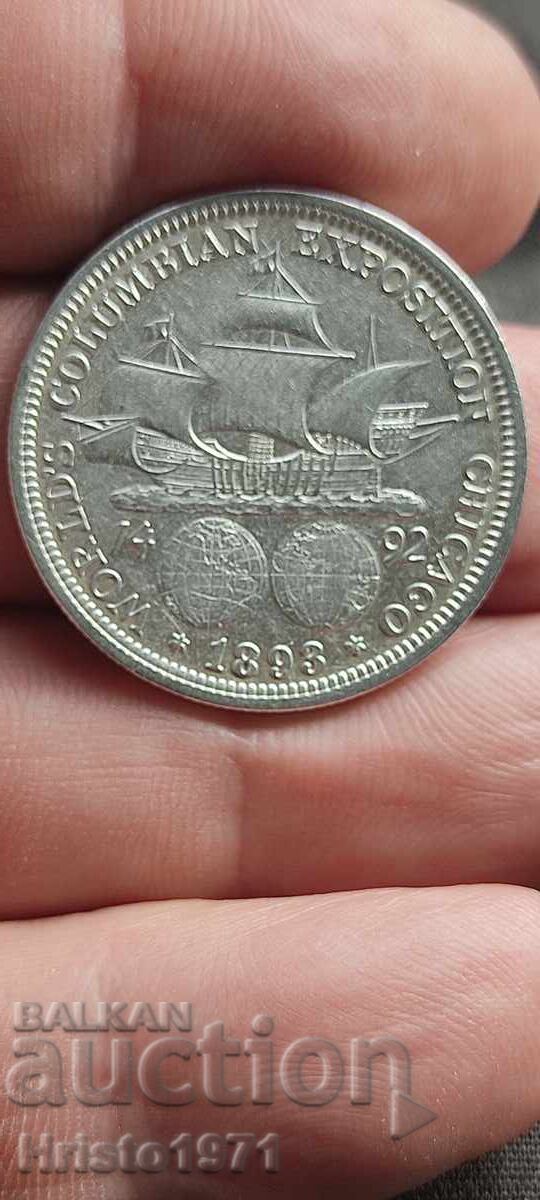 1/2 dolar 1893 cu preț € 50.00 | 97.79 BGN