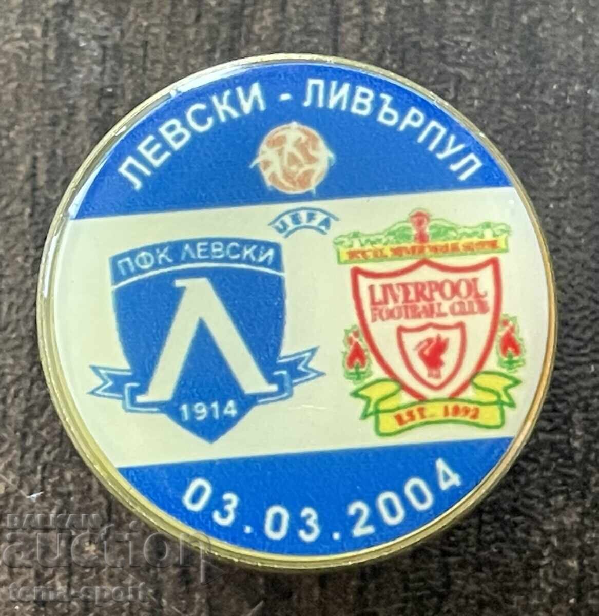 2369 България знак Левски Ливърпул 2004г. 2369 България знак Левски Ливърпул 2004г.