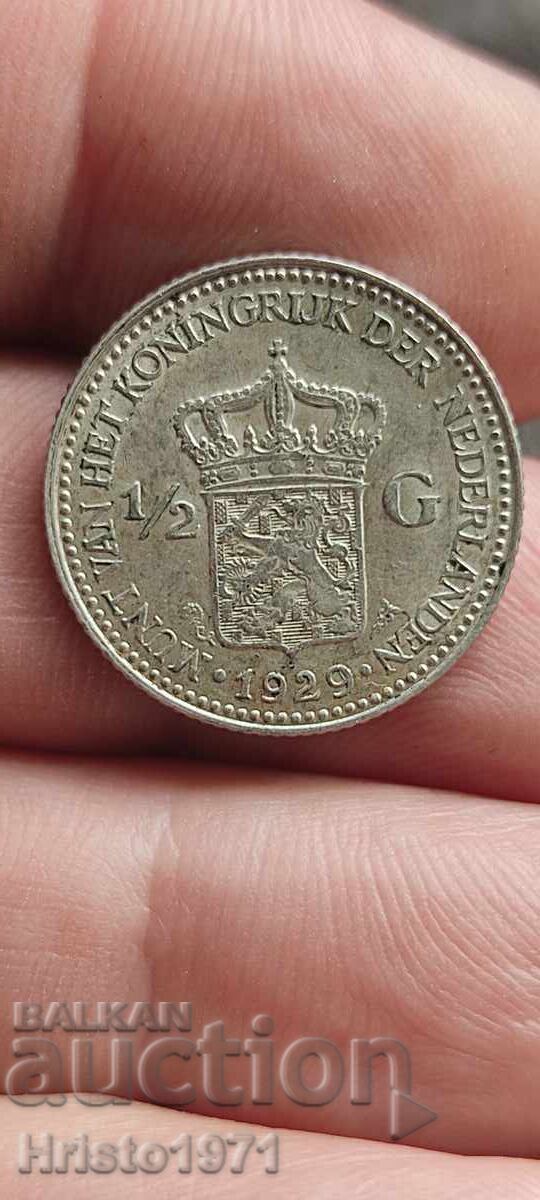1/2 gulden 1929 1/2 gulden 1929