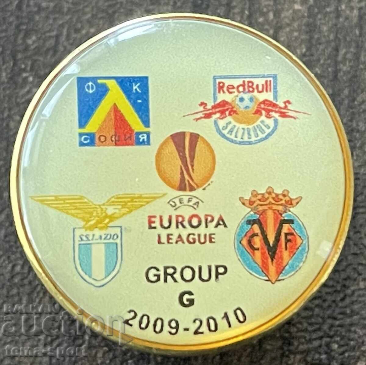 2376 Bulgaria insignă Levski Europa League grupa G 2009-2010