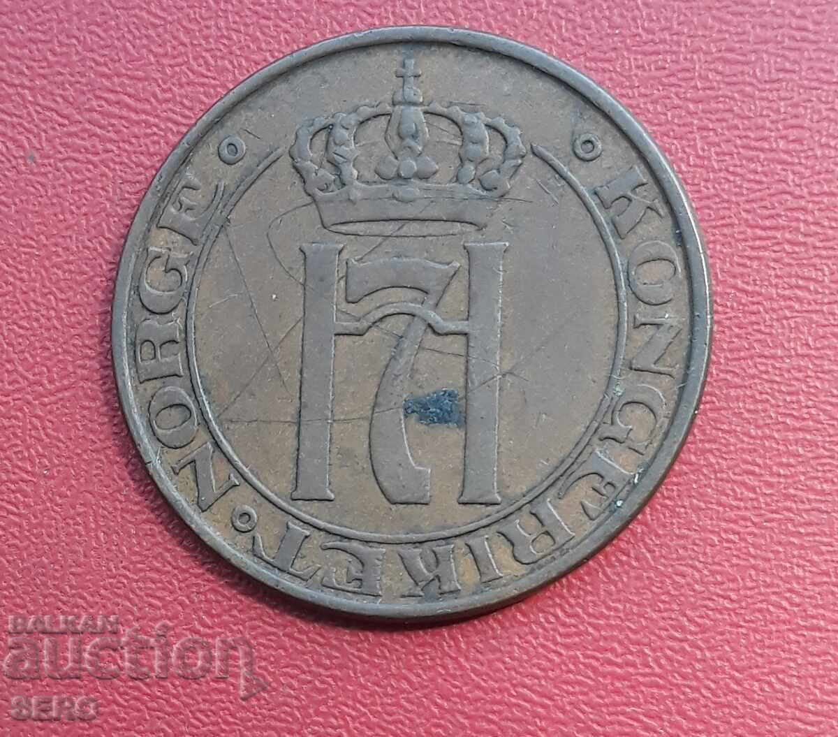 Норвегия-5 йоре 1936-надраскана с цена € 0.21 | 0.41 лв.