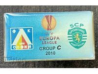 2387 Bulgaria badge Levski Sporting Lisbon 2010