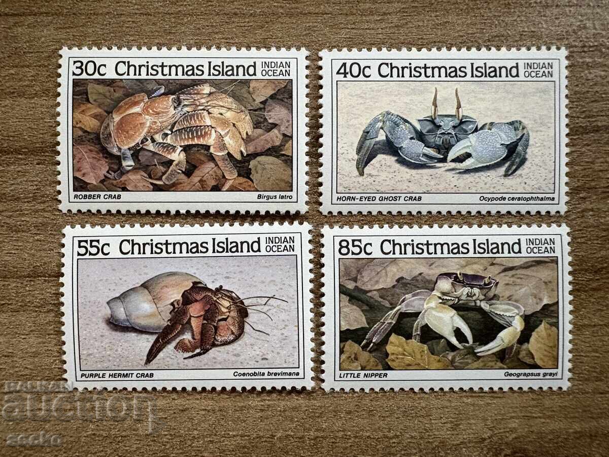 Insula Nașterii Domnului - Crabi (1985) MNH Insula Nașterii Domnului - Crabi (1985) MNH