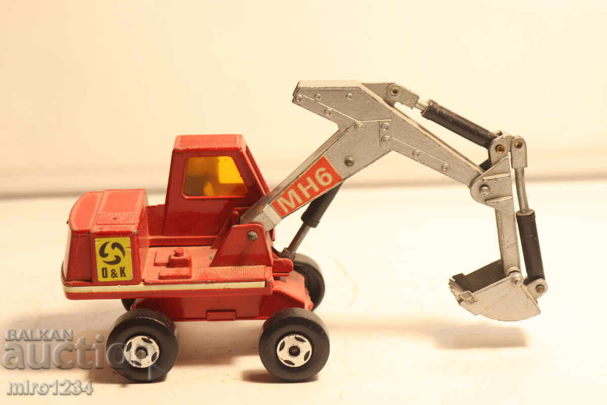 Licitație MATCHBOX KING SIZE EXCAVATOR TRACTOR MAȘINUȚĂ CAMION MODEL