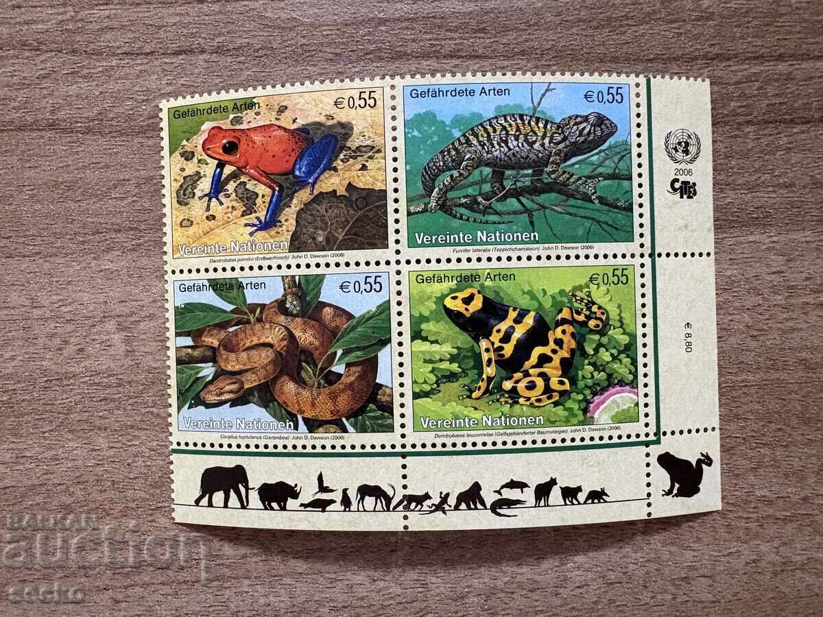 ONU Viena - Animale pe cale de dispariție (2006) MNH