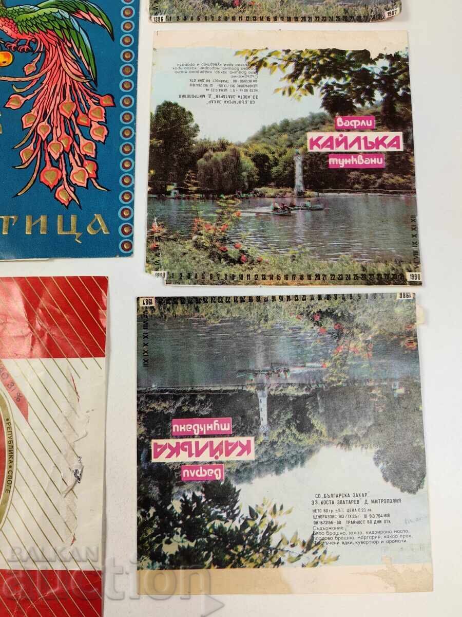 LOT AMBALAJE VECHI DE CIOCOLATĂ ȘI NAPOLITANE DIN PERIOADA SOCIALISTĂ NRB URSS cu preț € 9.00 | 17.60 BGN