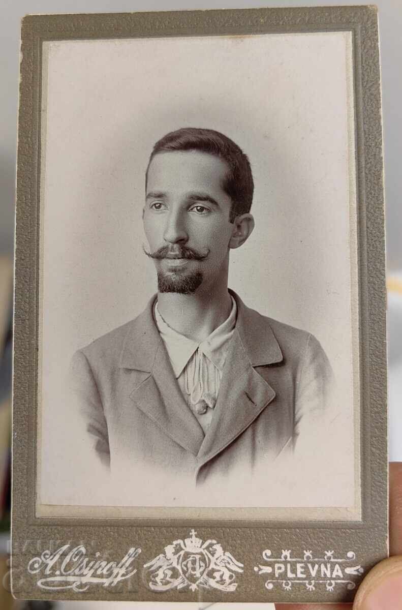 Delivery of PLEVEN MAN MALE PORTRAIT OLD PHOTO PHOTOGRAPH CARD