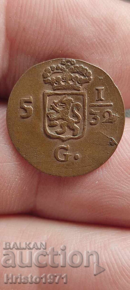 1/2 duit 1808 cu preț € 18.00 | 35.21 BGN 1/2 duit 1808 cu preț € 18.00 | 35.21 BGN