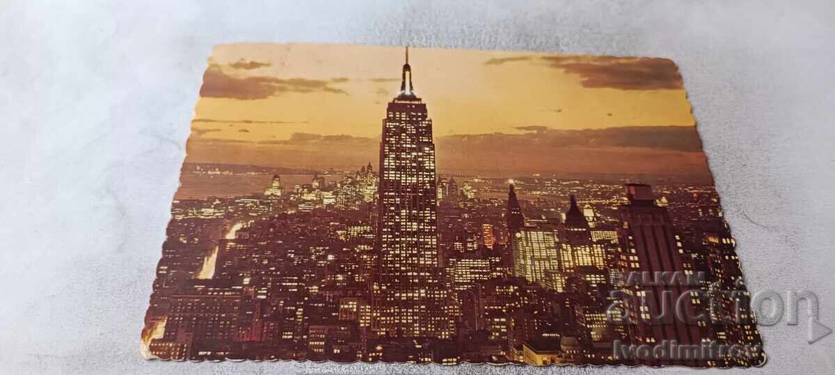 Καρτ ποστάλ New York City Empire State Building 1974