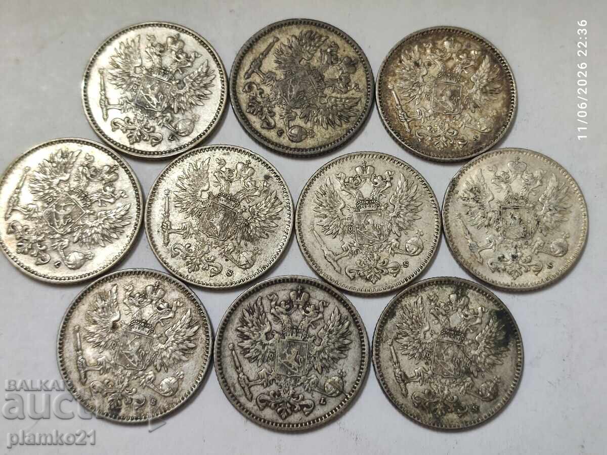 50 penniä, ani diferiți cu preț € 70.00 | 136.91 BGN