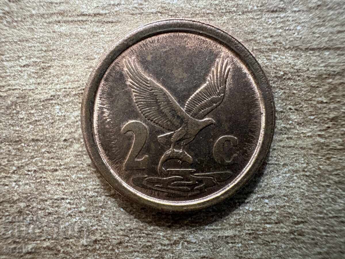 Africa de Sud - 2 cenți (1991)