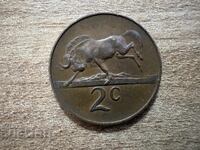 Africa de Sud - 2 cenți (1965) - SUID-AFRIKA