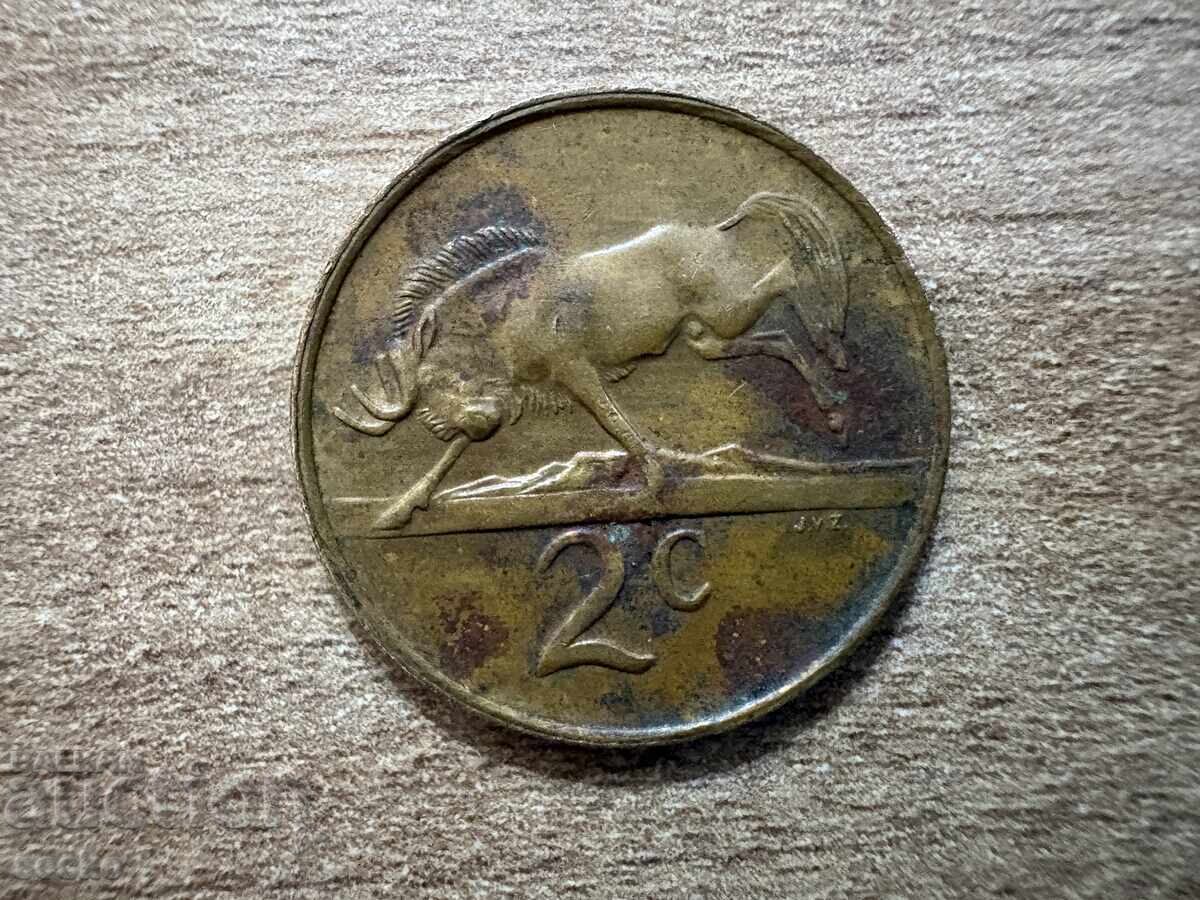 Africa de Sud - 2 cenți (1981) Africa de Sud - 2 cenți (1981)