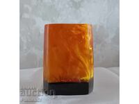Retro pencil holder, Catalin pencil holder, Bakelite
