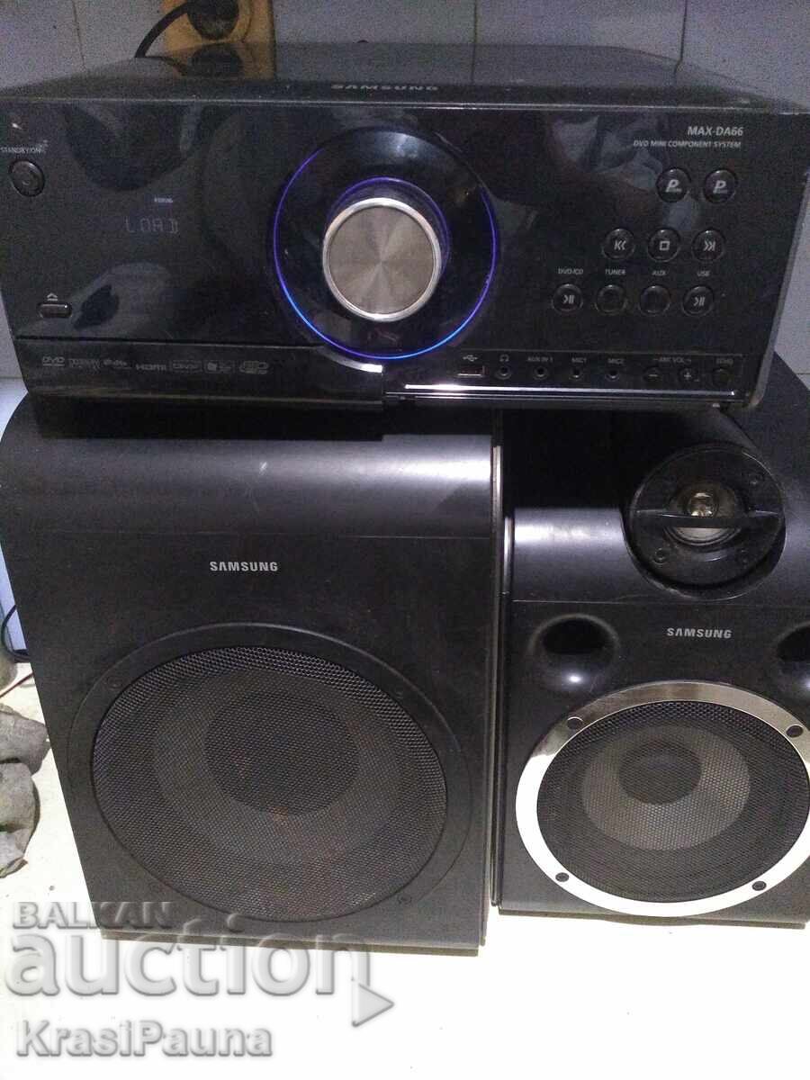 Tuner / Amplificator cu două boxe „Samsung”