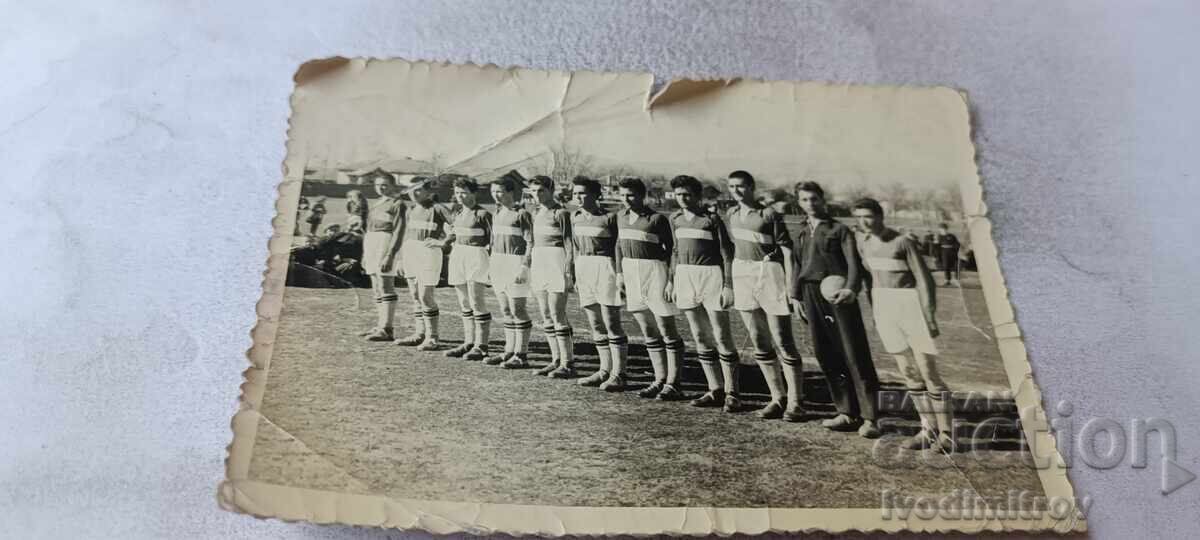Photo Football team at the stadium