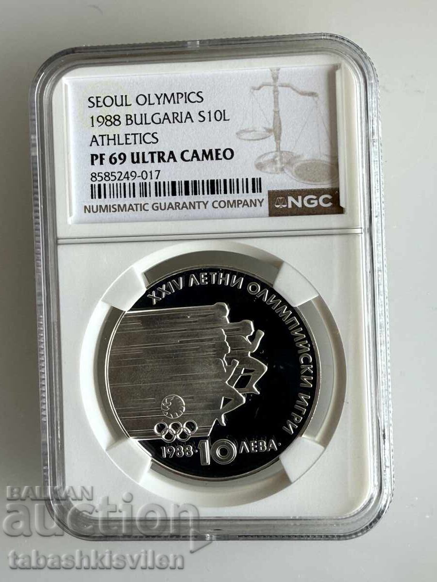 10 leva 1988 g. sprint NGC PF 69
