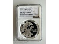 500 leva 1993 Teodor Stratilat NGC PF 69