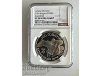 1000 лева 1995 г. жокей на кон NGC PF 69