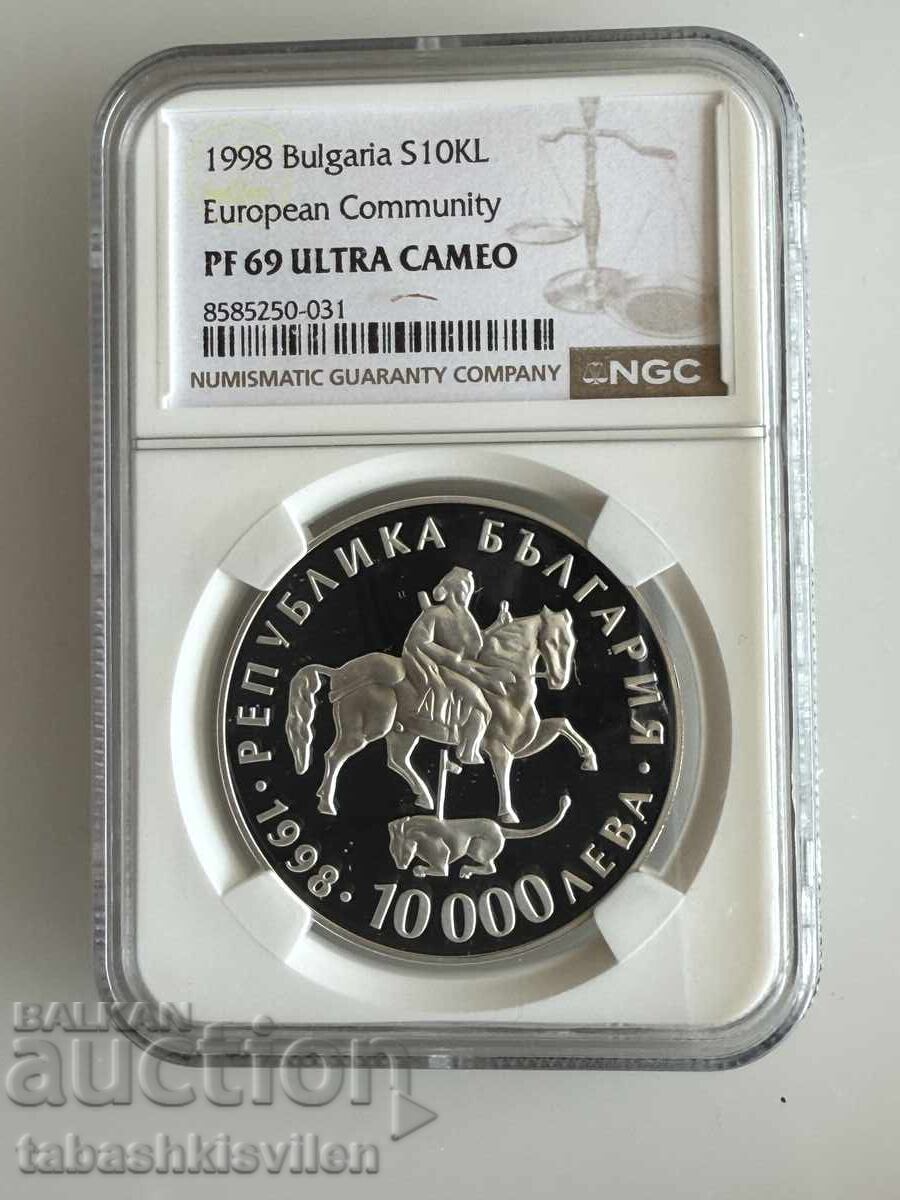 10000 leva 1998 riton NGC PF 69
